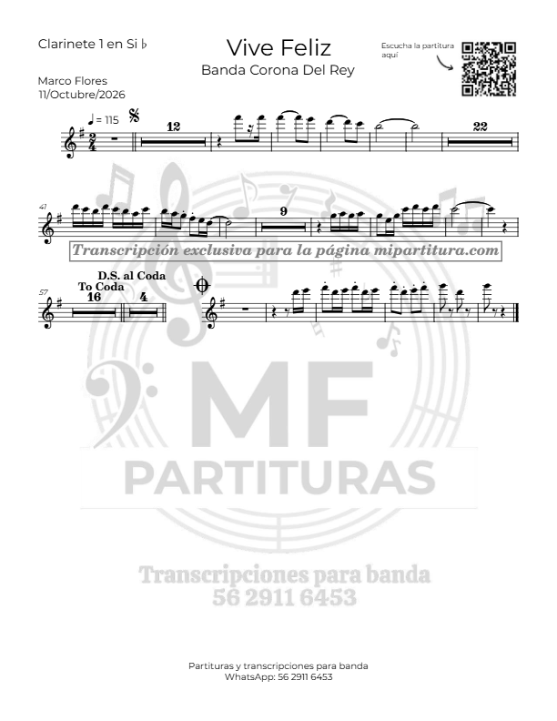 La imagen puede contener una previsualizacion de una partitura